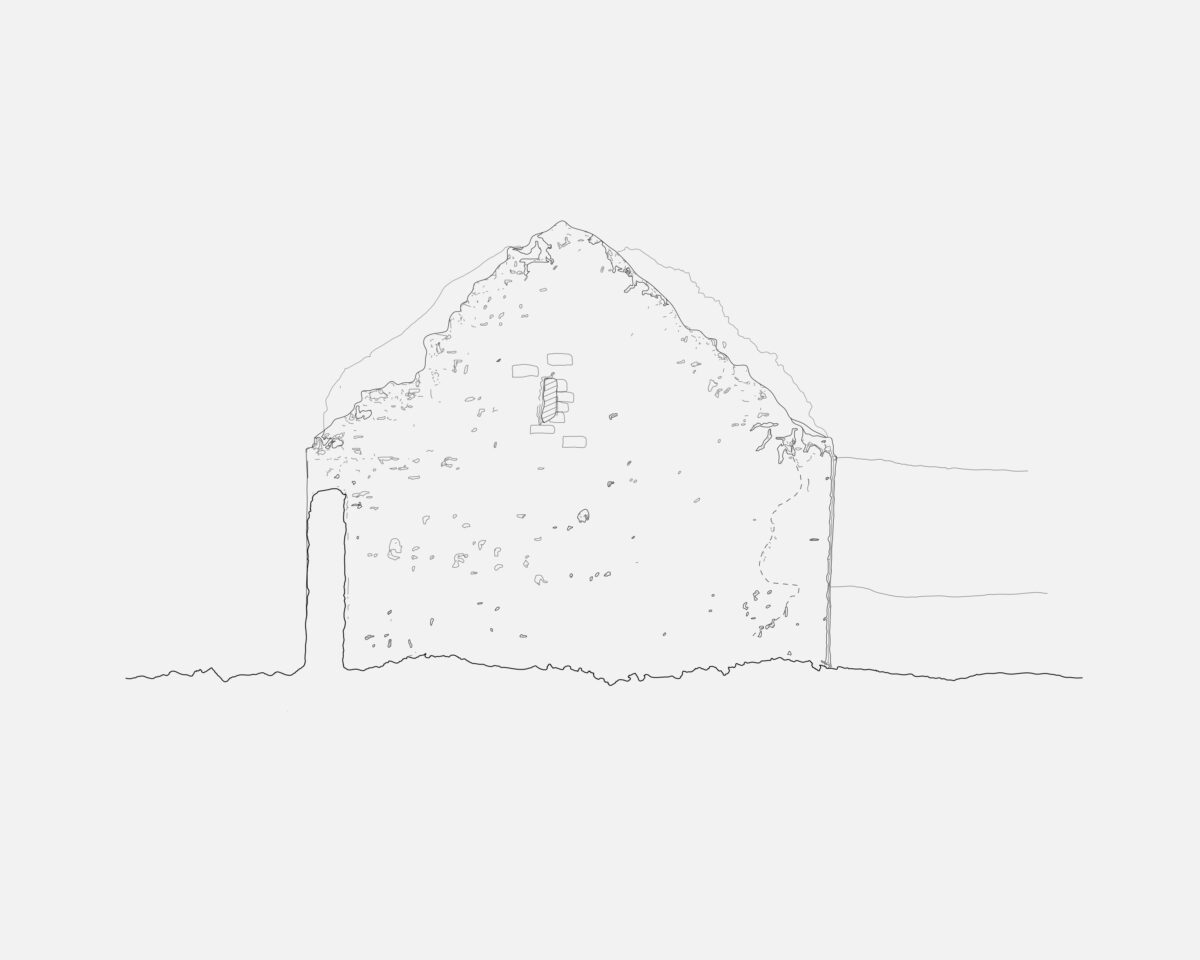 240624 01 Moigns Down Farm Existing Elevation Short