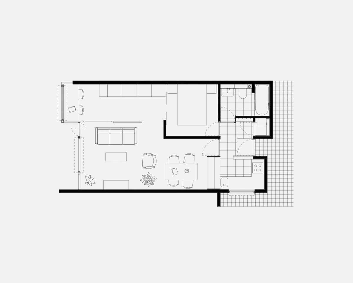 Crescent House Plan